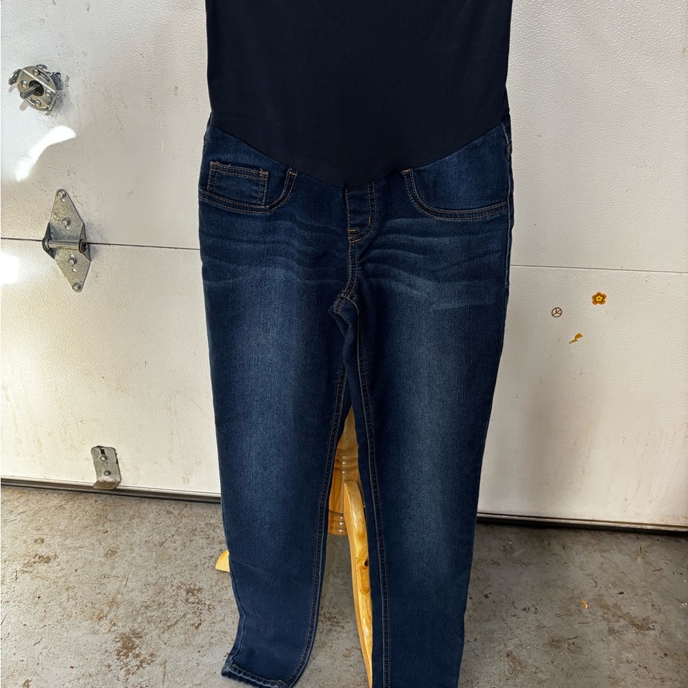 Indigo Blue Women Maternity Deep Blue Jeggings